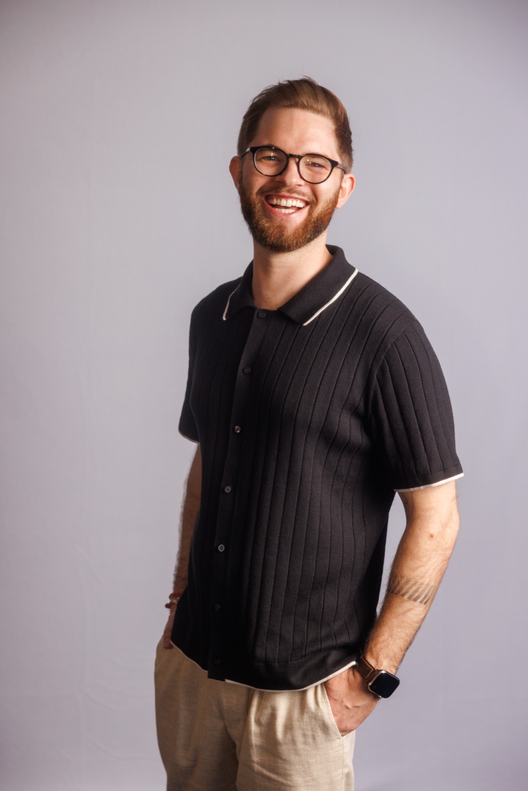Yoni Neff, standing full-length portrait